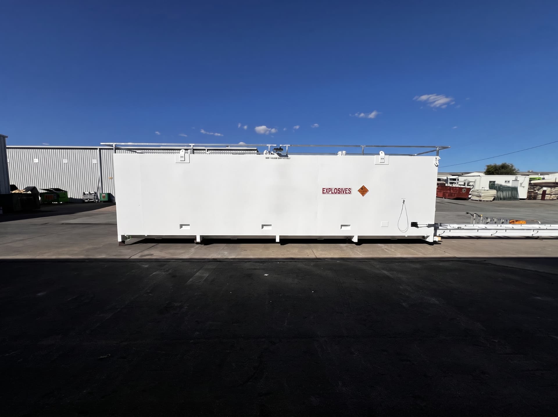 MagLok relocatable explosives magazine supplied to the defence industry