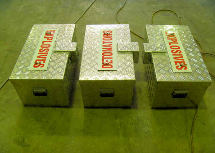Maglok Explosives and Detonators Day boxes